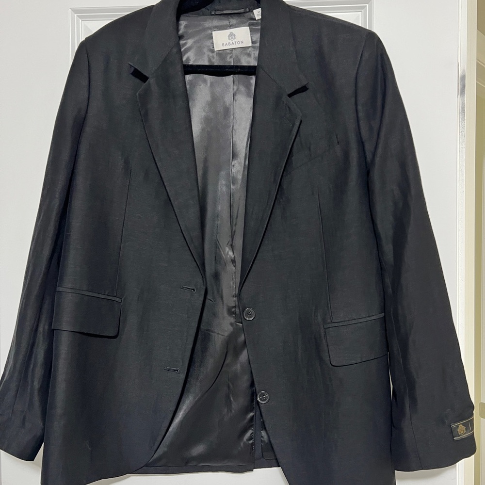 Babaton New Agency Linen Blazer M - Picture 5 of 11